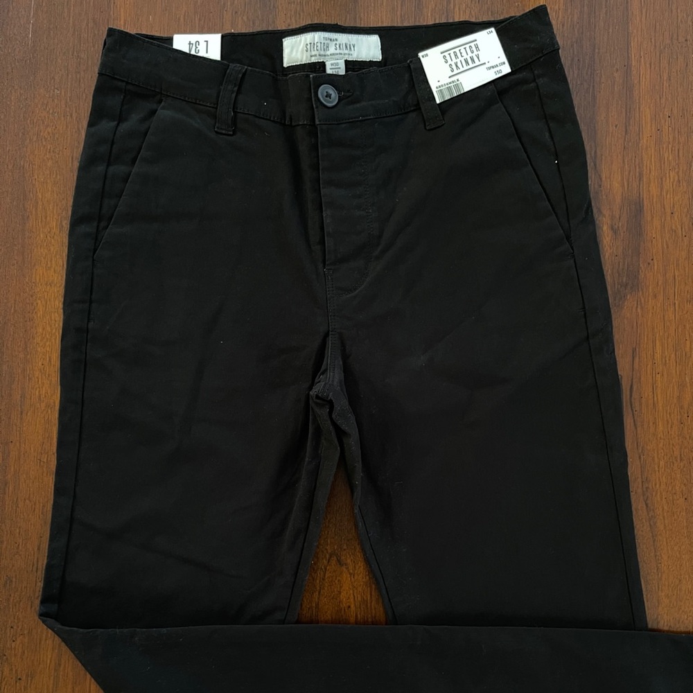 Topman Stretch Skinny Pants 30x34 BRAND NEW